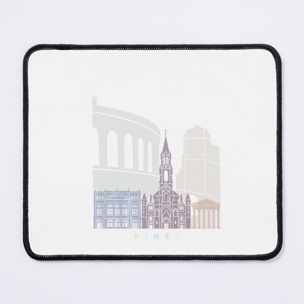 Item preview, NIMES SKYLINE POSTER PASTEL designed and sold by paulrommer.