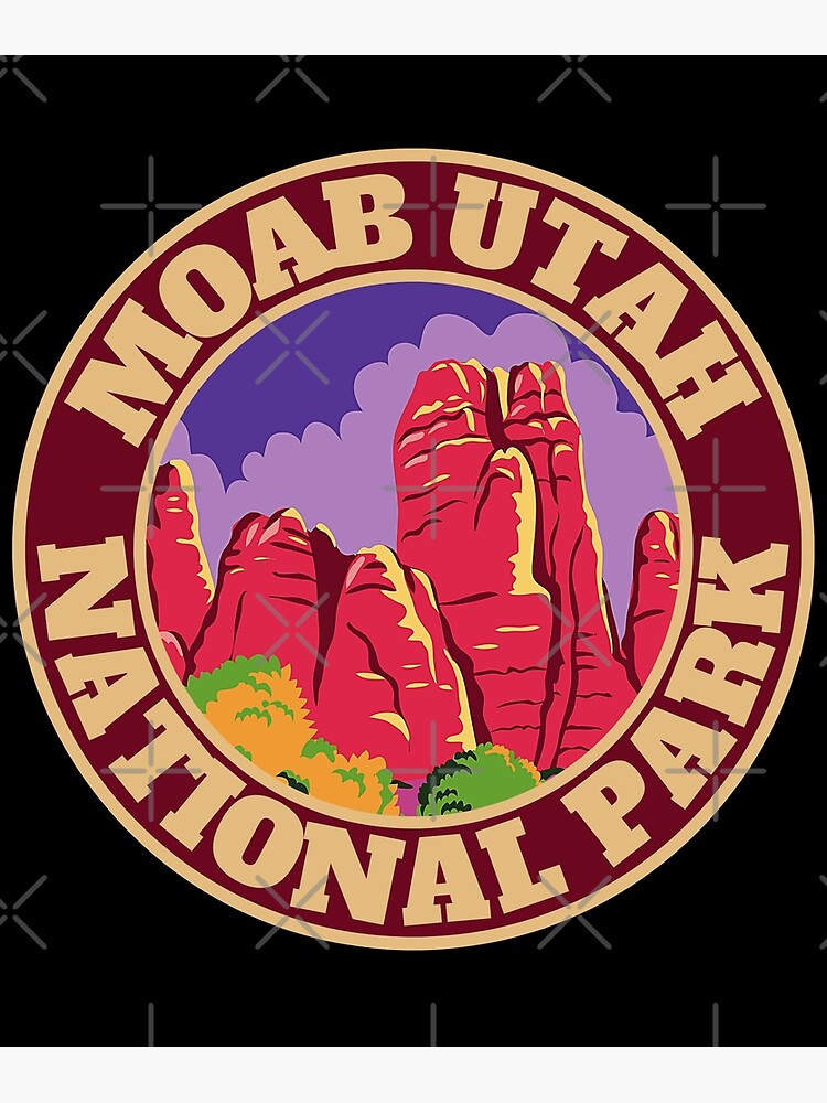 "Moab Utah National Park" Poster for Sale by retrotravelart Redbubble
