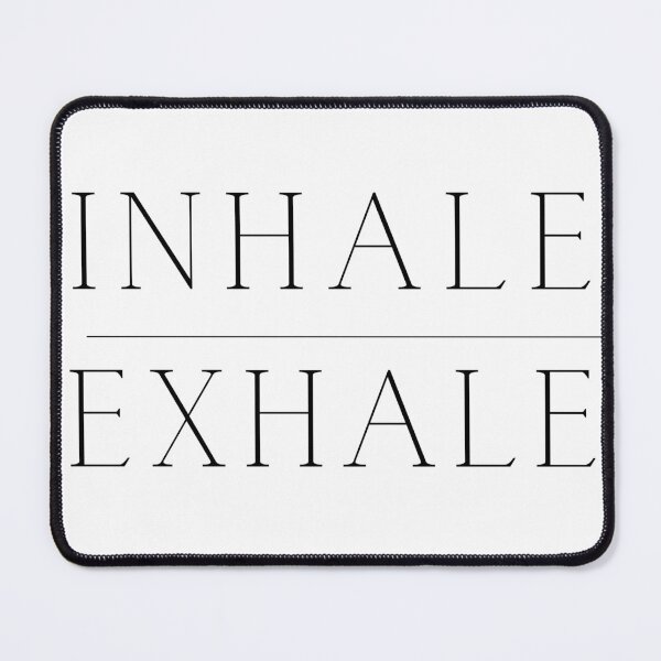 Item preview, inhale exhale, yoga meditation designed and sold by Jawoahl.