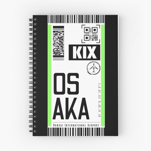 Item preview, OSAKA KIX Japan classic luggage tag travel sticker designed and sold by LeddsoDello.