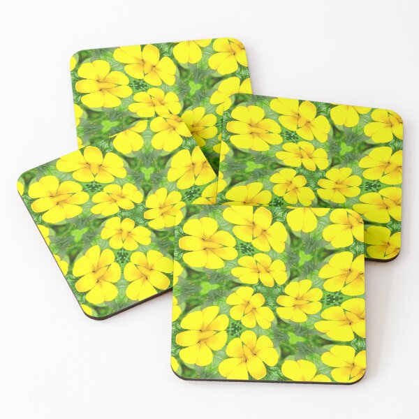 Item preview, Bright Yellow Flower Pattern designed and sold by Patternflower.