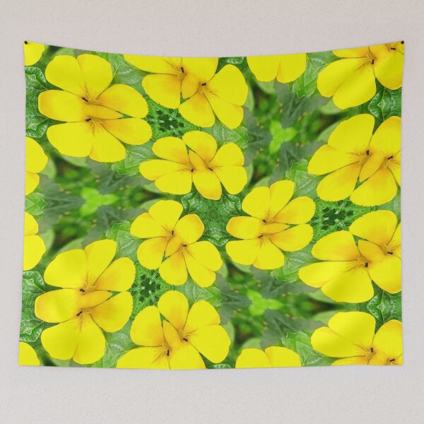 Item preview, Bright Yellow Flower Pattern designed and sold by Patternflower.