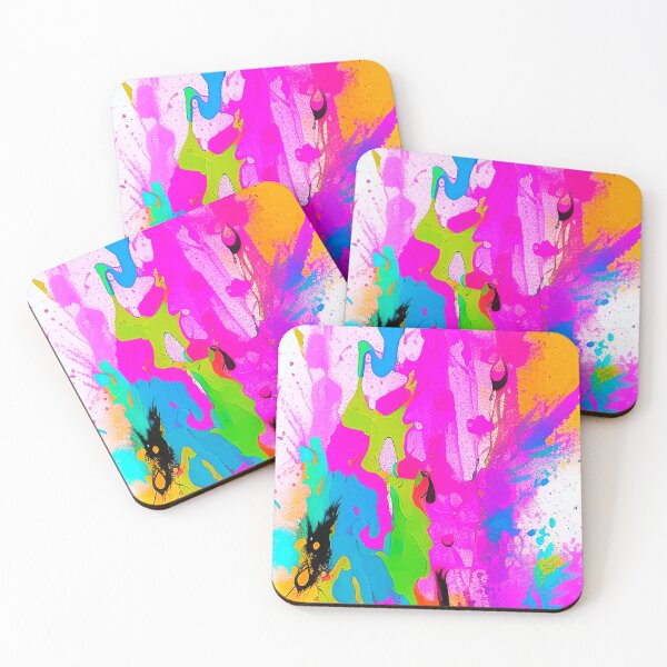 Item preview, Abstracty. Super colorful abstract expressionism designed and sold by Neo-Expression.