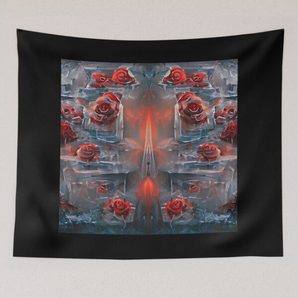 Item preview, Frozen Red Roses 8 - Throw Pillows and Prints.  designed and sold by ScatterHub.