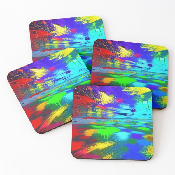Item preview, Colorful Water Splash Abstract Poster designed and sold by skolfid brows ⭐⭐⭐⭐⭐ (5.0).