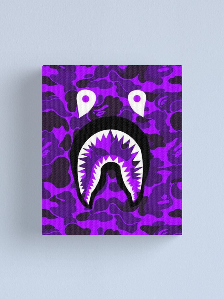 bape shark Canvas Print for Sale by hadirsalim