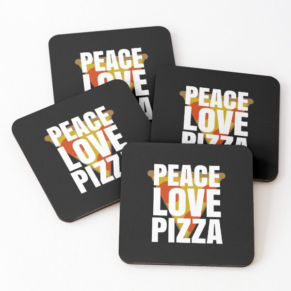 Item preview, Peace, Love, Pizza - Funny Food Quotes designed and sold by EnzoVectorism.