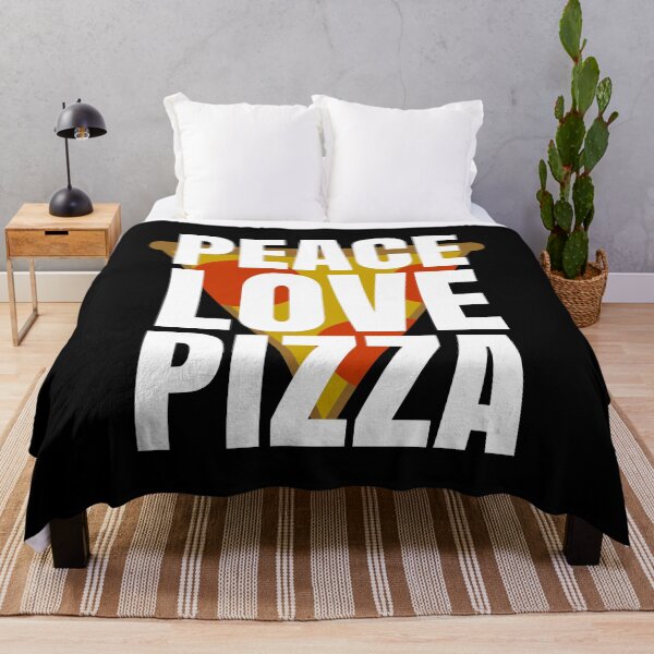 Item preview, Peace, Love, Pizza - Funny Food Quotes designed and sold by EnzoVectorism.
