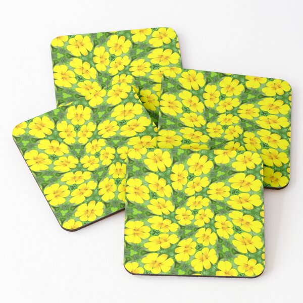 Item preview, Bright Yellow Flower Pattern designed and sold by Patternflower.
