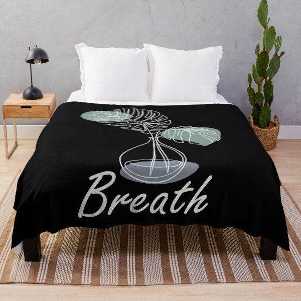 Item preview, Breath, one line plant, inspirational meanings designed and sold by Targeted Inspire.