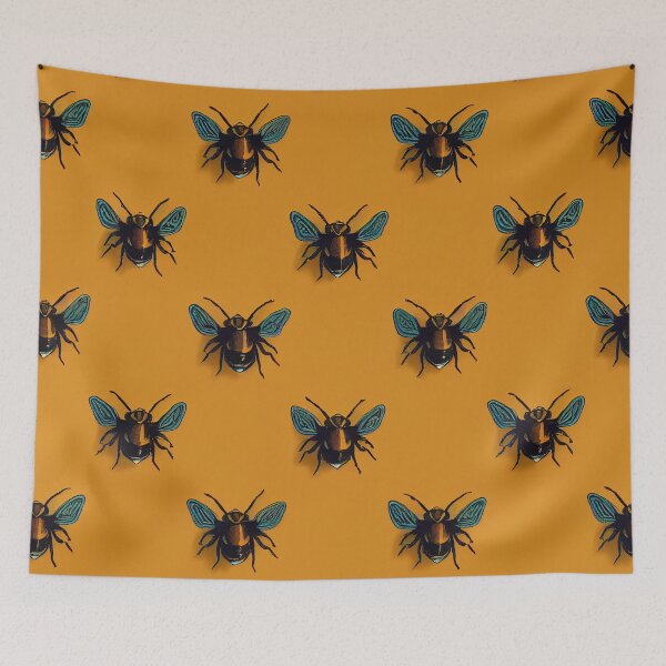 Item preview, Argyle Bees #3 designed and sold by Patternifico.