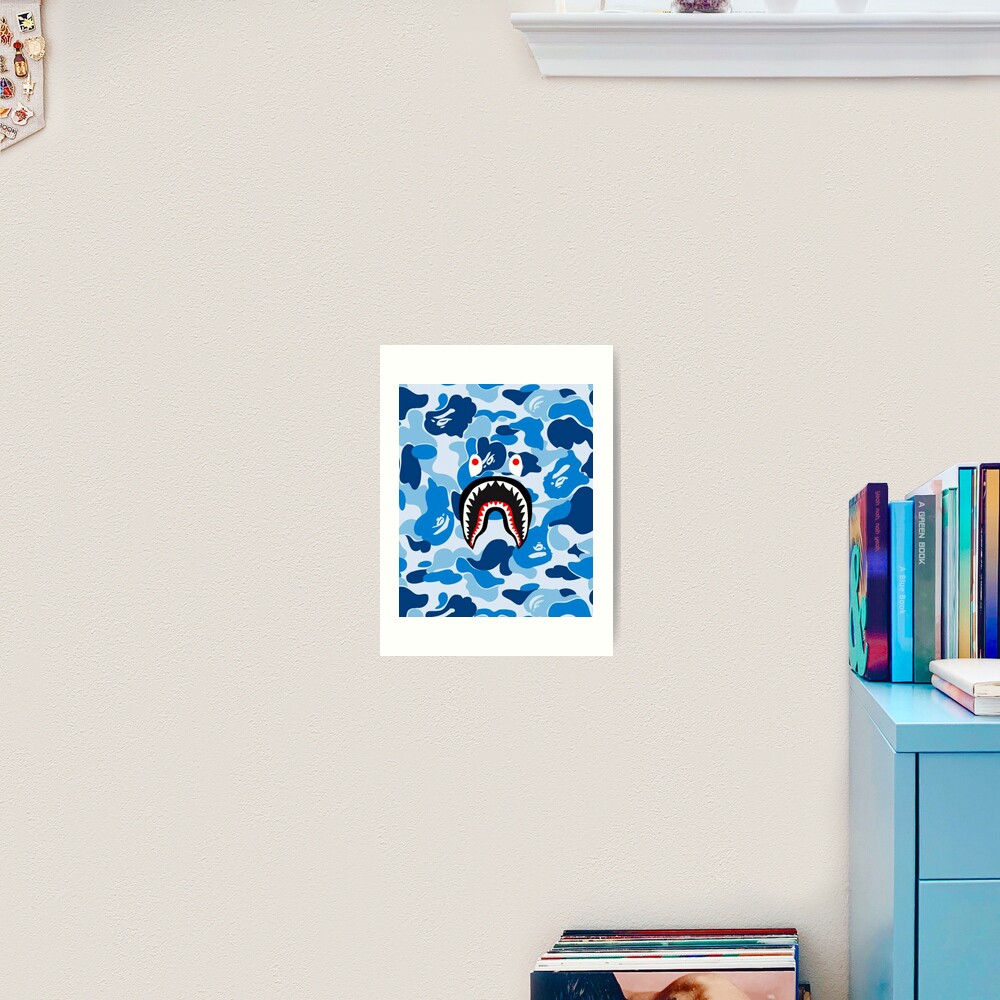 bape shark Canvas Print for Sale by hadirsalim