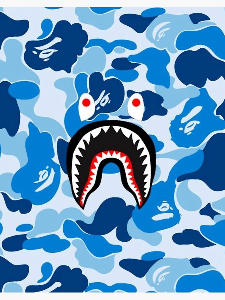 bape shark Art Board Printundefined by hmeeed