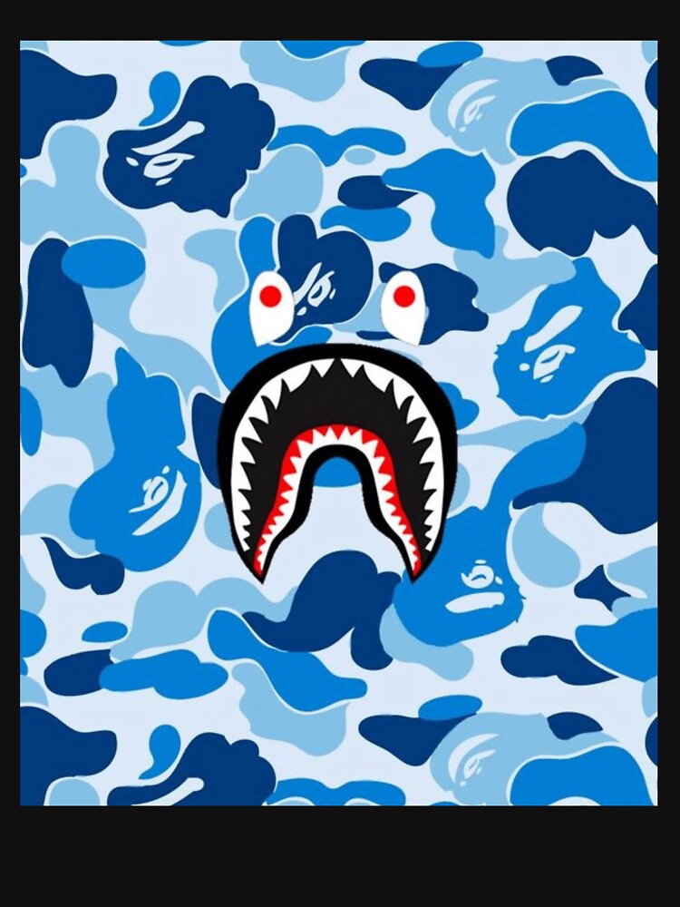 BAPE Shark Emblem Pullover Hoodie Black