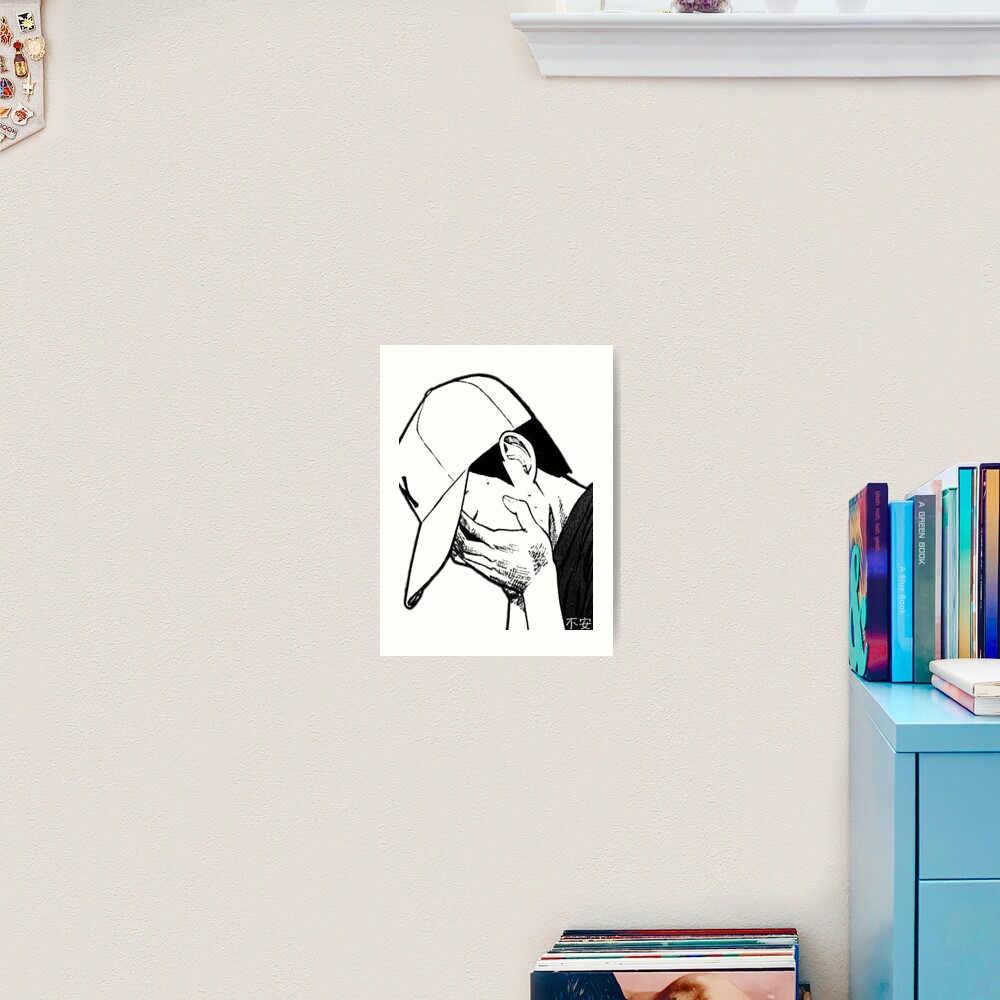 Anxiety Art Print By Ewisuck Redbubble Anxiety Art Print By Ewisuck Redbubble