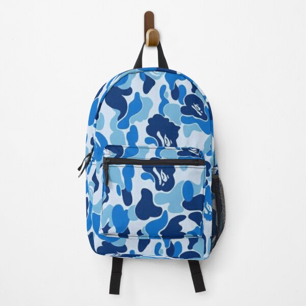 Bape Blue Backpacks for Men