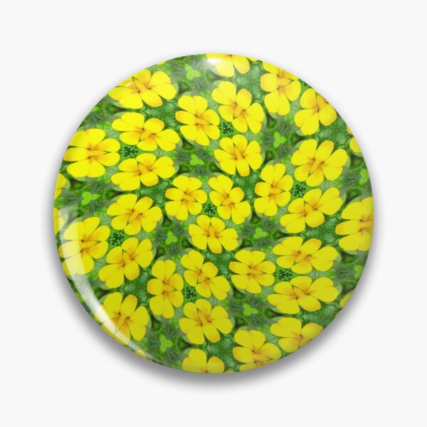 Item preview, Bright Yellow Flower Pattern designed and sold by Patternflower.