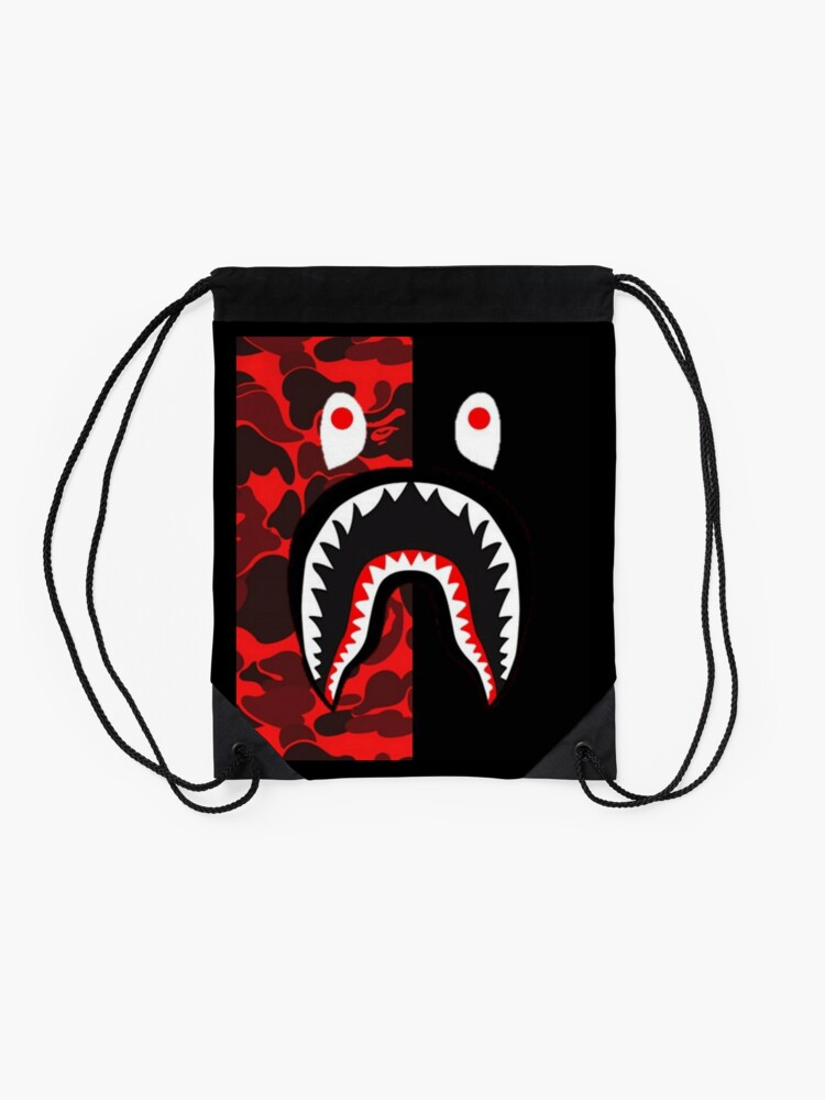 face shark bape | Drawstring Bag