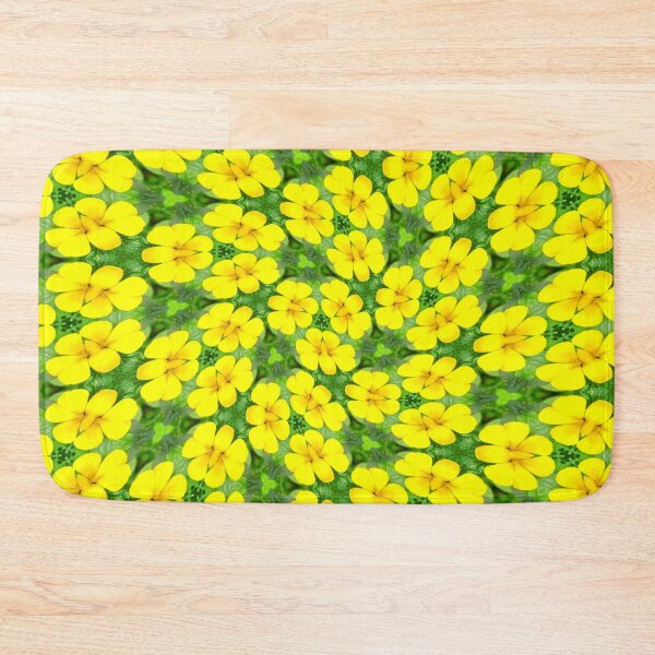 Item preview, Bright Yellow Flower Pattern designed and sold by Patternflower.