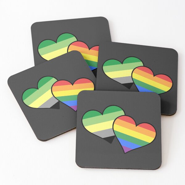 Item preview, AroGay Hearts designed and sold by porcupride.