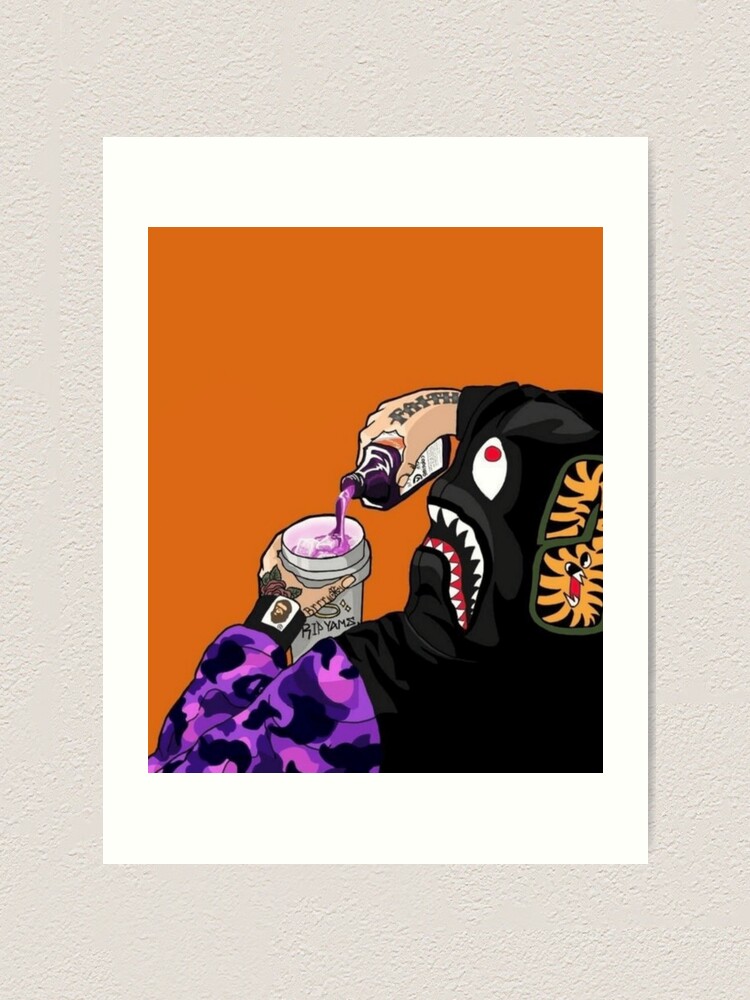 Bape Shark Art Prints for Sale