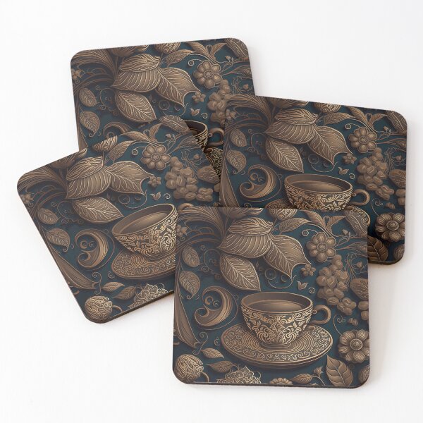 Item preview, Classic Coffee Inspired - Relax Drink Pattern designed and sold by Juliascutecornr.