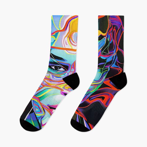 Item preview, Bright and Bold: A Woman's Face in Color Gift designed and sold by TMelonShop.