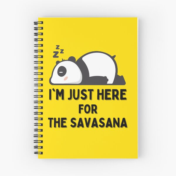 Item preview, I'm Just Here For The Savasana - Lazy Yoga Panda designed and sold by Merigold.