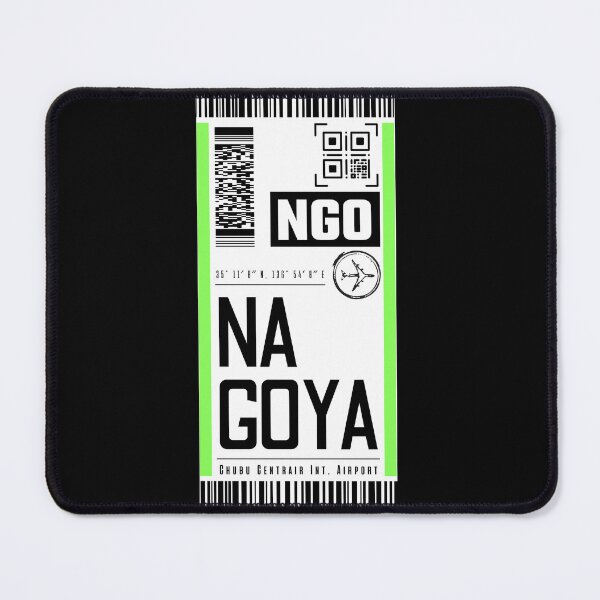 Item preview, NAGOYA NGO Japan classic luggage tag travel sticker designed and sold by LeddsoDello.
