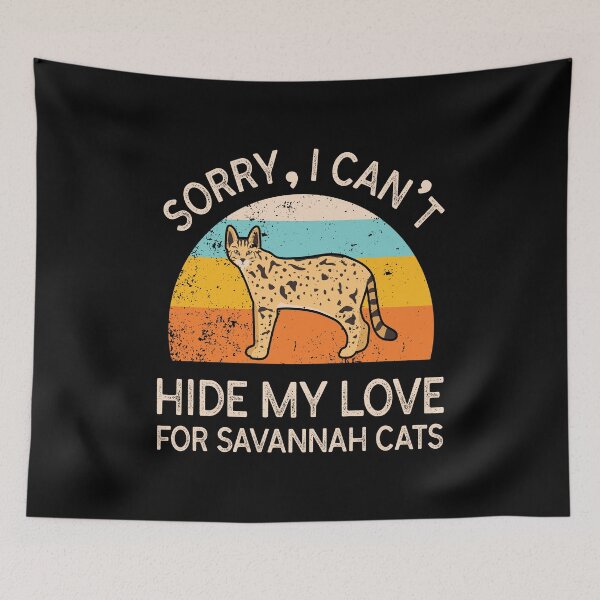Item preview, Cant Hide My Love Savannah Cat Kitten designed and sold by MooonTees.