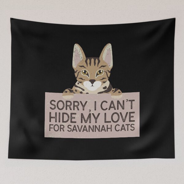 Item preview, Cant Hide My Love Savannah Cat Kitten designed and sold by MooonTees.