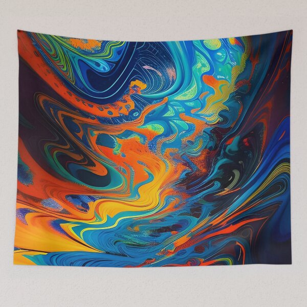 Artikelvorschau, Psychedelisches Farbdesign entworfen und verkauft von REALDesign-Shop.