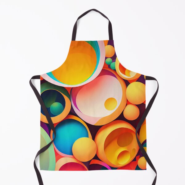 Item preview, "Lilliana" - Balls Circle Sphere Abstract Pattern in Black, Red, Green, Blue, Purple, Pink, Cyan, Magenta, Orange, Black, Grey designed and sold by HiArtify ❤️.