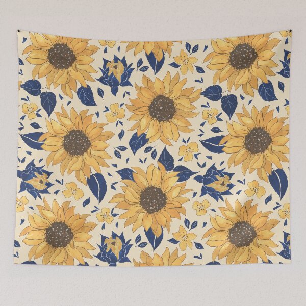 Item preview, Seamless Sunflower Print - Sunflower decorating print. designed and sold by Wentoo.