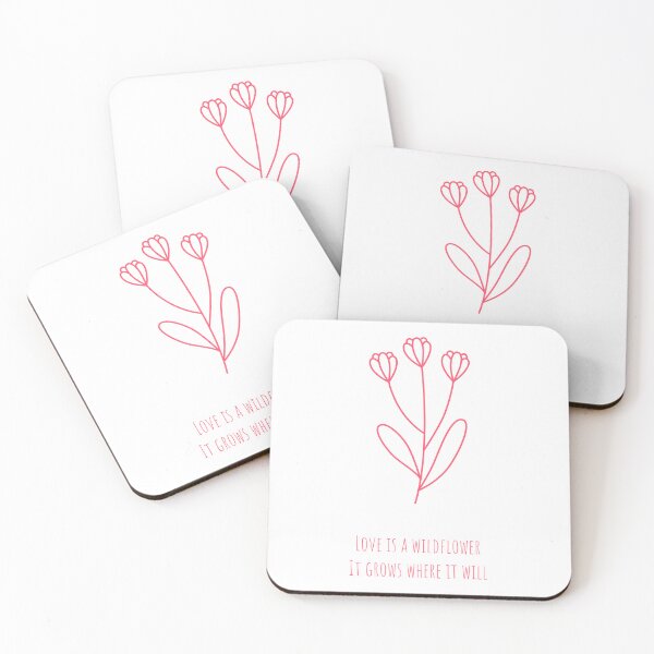 Item preview, Minimalist Love Quote:  Love Is A Wildflower It Grows Where It Will  designed and sold by Bright76.