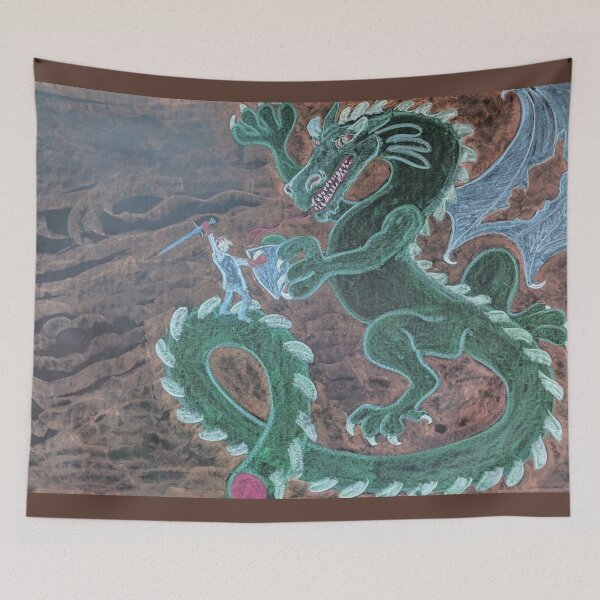 Item preview, St. George Battles the Dragon designed and sold by brusling.