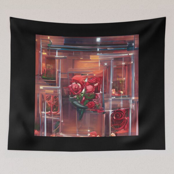 Item preview, Frozen Red Roses 10 - Throw Pillows and Prints.  designed and sold by ScatterHub.