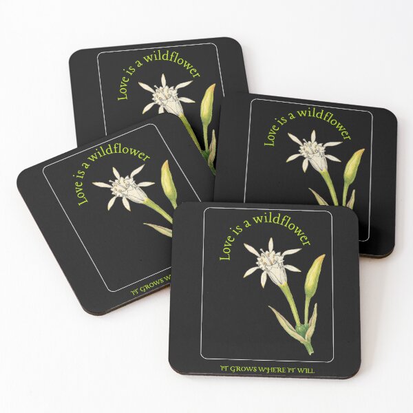 Item preview, Love Quote:  Love Is A Wildflower It Grows Where It Will 2 designed and sold by Bright76.