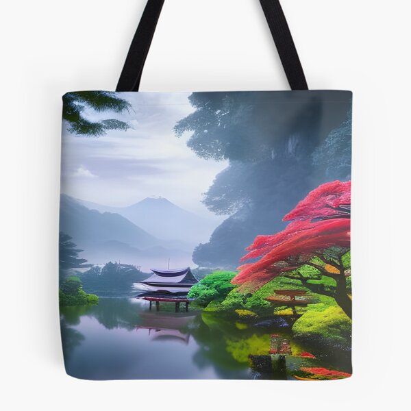 Artikelvorschau, Japanese Nature: The Charm of Cherry Trees and Bonsai Plants entworfen und verkauft von brandway.