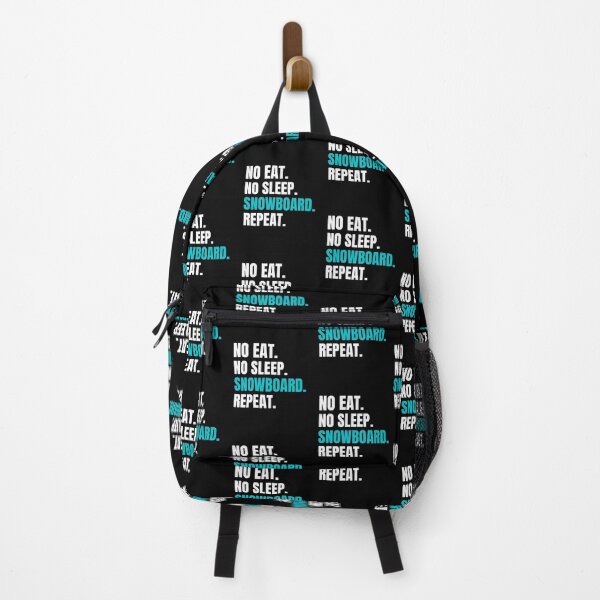 Item preview, Eat Sleep Snowboard Repeat White Text designed and sold by AmberSiraj.