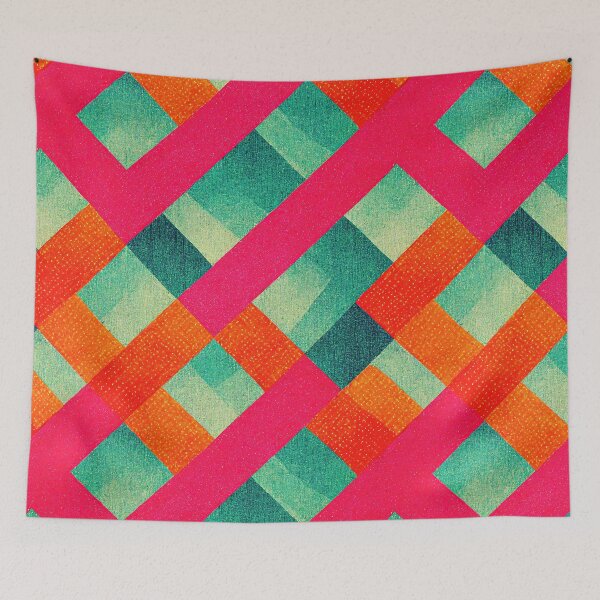 Aperçu de l'œuvre Argyle en rose créée et vendue par Patternifico.