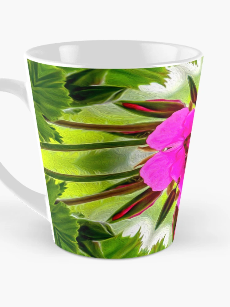 Thumbnail 3 of 4, Coffee Mug, Peruvian Lily Pattern designed and sold by Patternflower.