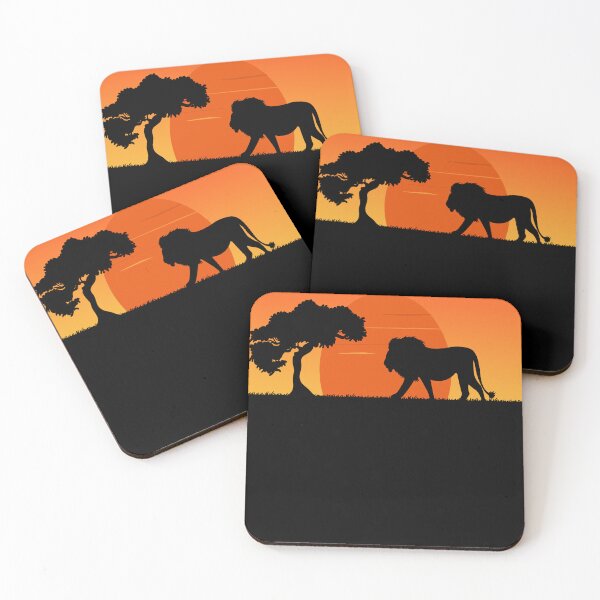 Item preview, Lion Sunset Cute Vinatge Sunset With Trees Design For Lion Lovers designed and sold by Thecitiesstore.