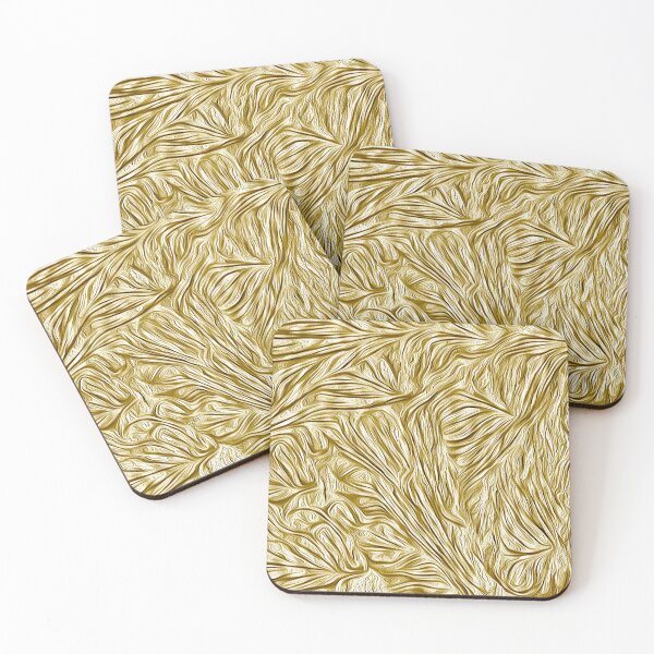 Item preview, Golden Striped Leaves designed and sold by fatenanwar.