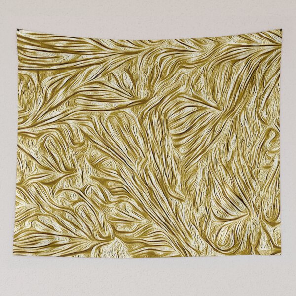 Item preview, Golden Striped Leaves designed and sold by fatenanwar.