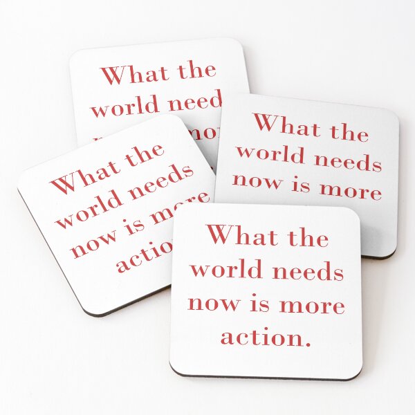 Item preview, What The World Needs Now Is More Action designed and sold by CrankyOldDude.
