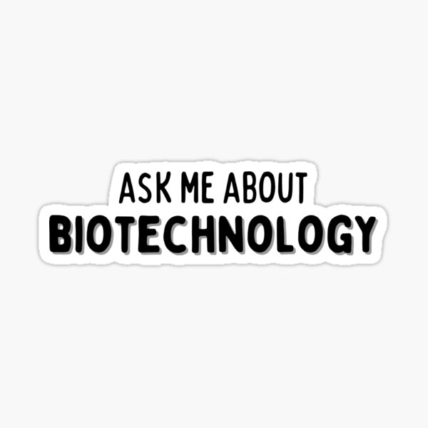Item preview, Ask me about biotechnology CONVERSATION STARTER designed and sold by sociallyawkw.