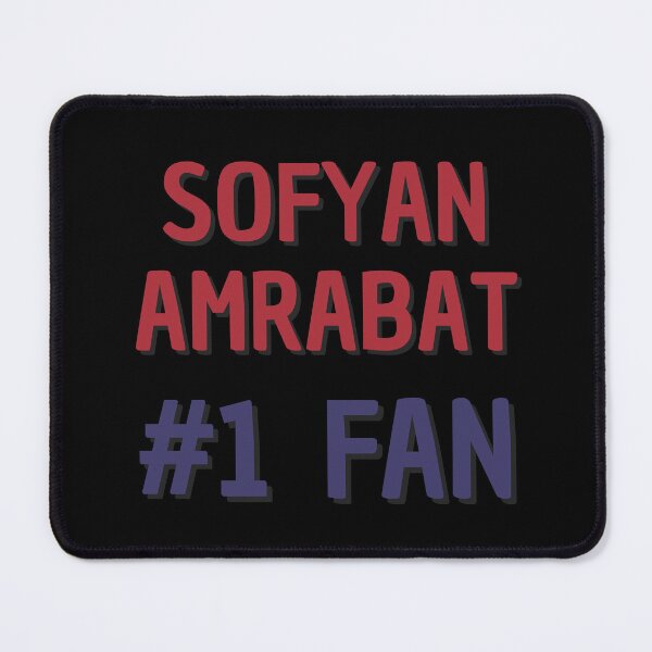 Item preview, Sofyan Amrabat - #1 Fan designed and sold by Rybariuns.