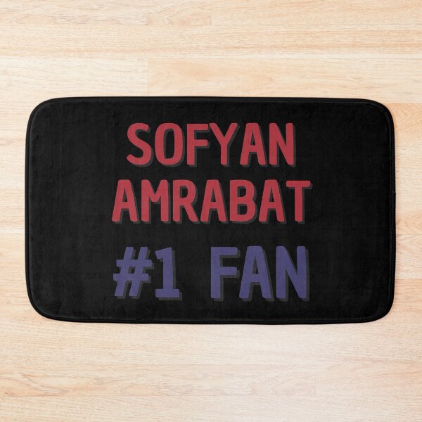 Item preview, Sofyan Amrabat - #1 Fan designed and sold by Rybariuns.