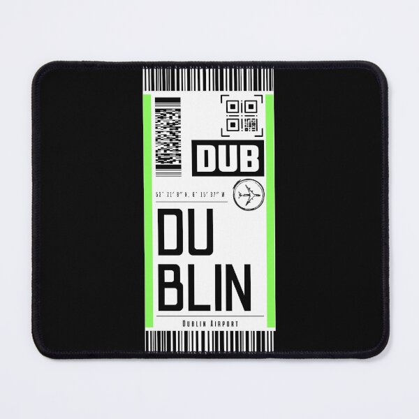 Item preview, DUBLIN DUB classic luggage tag flight stickers designed and sold by LeddsoDello.